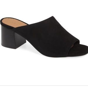 Halogen Faye Asymmetrical Slide Sandal with Heel